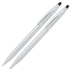 Cross Classic Century Twist Metal Pen and Mechanical Pencil Set - Chrome Trim Main Image
