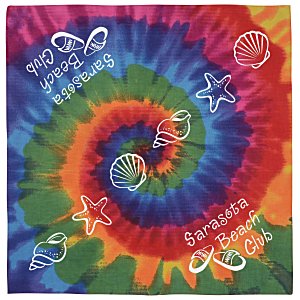 Spiral Tie-Dye Bandana Main Image