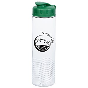 Clear Impact Twist Water Bottle with Flip Lid - 24 oz. Main Image