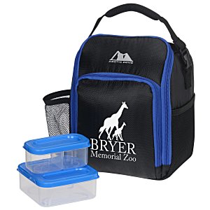 Arctic Zone Flip Down Lunch Cooler with Containers Main Image