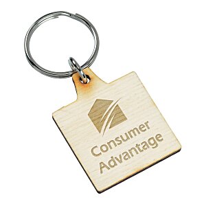 Wooden Keychain - Square Main Image