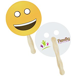 Emoji Hand Fan - Smile - 24 hr Main Image