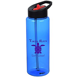 Guzzler Sport Bottle with Two-Tone Flip Straw Lid - 32 oz. Main Image