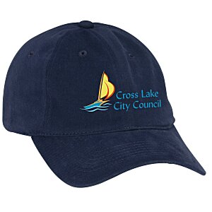 Brushed Cotton Unstructured Cap - Full Color Main Image