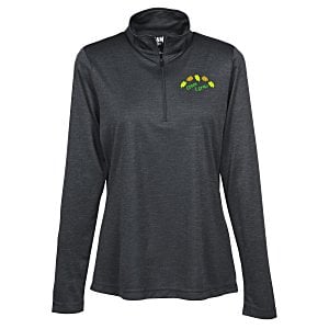 Zone Performance 1/4-Zip Pullover - Ladies' - Heathers - Full Color Main Image