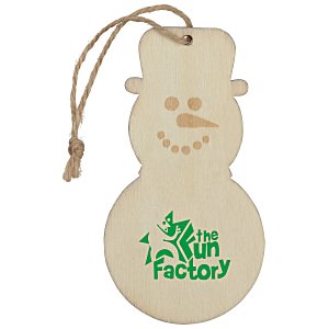Wood Ornament - Snowman - 24 hr Main Image