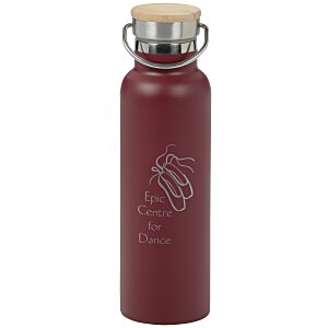 Accord Vacuum Bottle with Wood Lid - 21 oz. - Laser Engraved - 24 hr Main Image