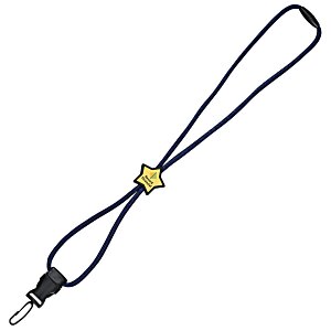 Snap Buckle Rope Lanyard - Star Slider - Plastic Swivel Hook - Label Main Image