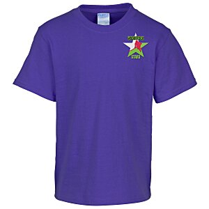 Soft Spun Cotton T-Shirt - Youth - Colors - Embroidered Main Image