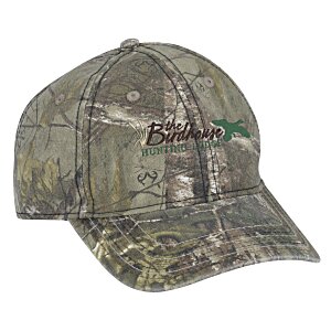Camouflage Cap with Under Visor Flag Print- Embroidered Main Image