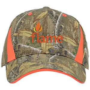 Camo Cap with Blaze Inserts - Embroidered Main Image