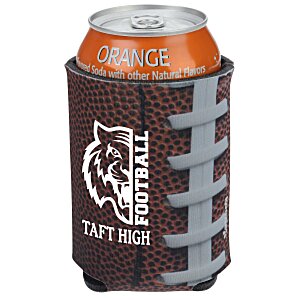 Koozie® Chill Collapsible Can Cooler - Football Main Image