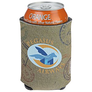 Koozie® Chill Collapsible Can Cooler - Postage Marks Main Image