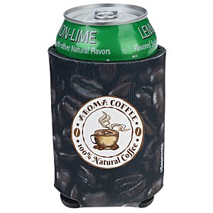 Koozie® Chill Collapsible Can Cooler - Coffee Beans Main Image