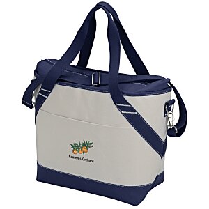 Spacious Canvas Kooler Tote - Embroidered Main Image