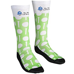 Unisex Patterned Socks - Golf Main Image