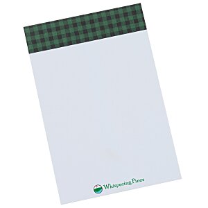 Souvenir Designer Notepad - 6” x 4” - 25 Sheet - Buffalo Plaid Main Image