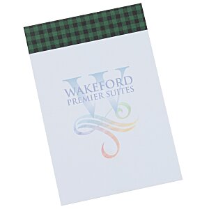 Souvenir Designer Notepad - 6” x 4” - 50 Sheet - Buffalo Plaid Main Image