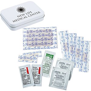 Metal Tin First Aid Kit - 24 hr Main Image