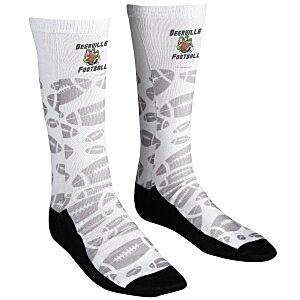 Unisex Patterned Socks - Football Main Image
