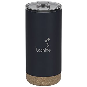 Wellington Vacuum Tumbler with Cork Bottom - 16 oz. - Laser Engraved Main Image