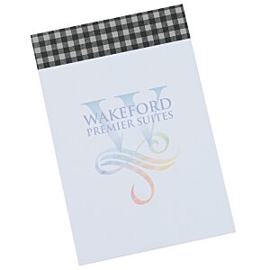 Souvenir Designer Notepad - 6” x 4” - 50 Sheet - Buffalo Plaid - 24 hr Main Image