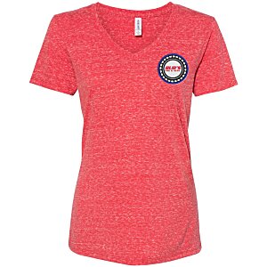 Jerzees Snow Heather Jersey T-Shirt - Ladies' - Embroidered Main Image