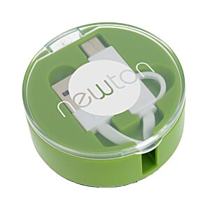 Retractable Duo Charging Cable with Screen Cleaner Main Image