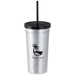 Mermaid Sequins Tumbler with Straw - 22 oz. Main Image