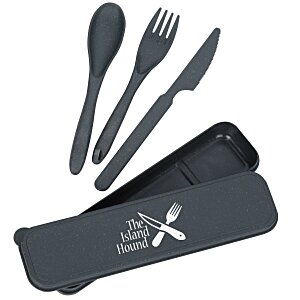 Bamboo Fiber Cutlery Set Main Image