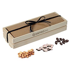 Wooden Crate with Sweet & Crunchy Favorites Main Image