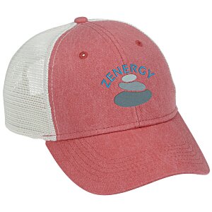 Pigment-Dyed Structured Trucker Cap Main Image