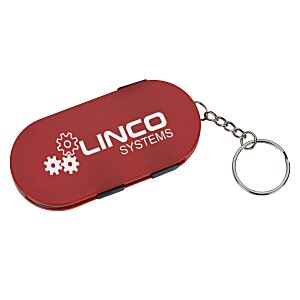 Hideaway Duo Charging Cable Keychain Main Image