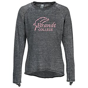 J. America Zen Jersey LS T-Shirt - Ladies' Main Image