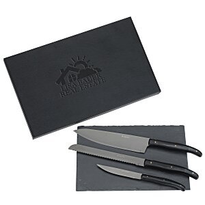 Laguiole Kitchen Knife & Cutting Board Set Main Image