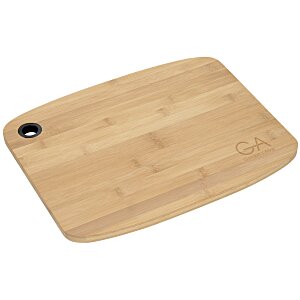 Large Bamboo Cutting Board with Silicone Grip Main Image