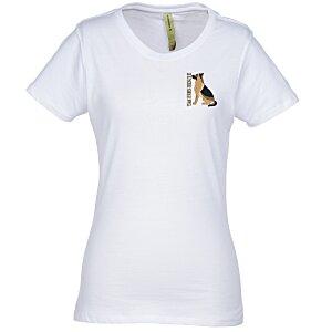 Econscious Organic Cotton T-Shirt - Ladies' - White - Embroidered Main Image