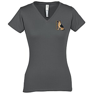 Econscious Organic Cotton V-Neck T-Shirt - Ladies' - Embroidered Main Image
