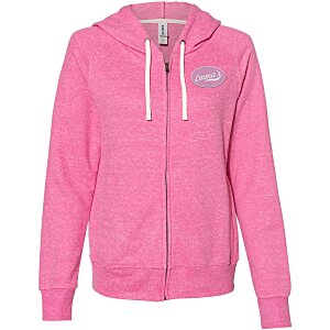 Jerzees Snow Heather Full-Zip Hoodie - Ladies' Main Image