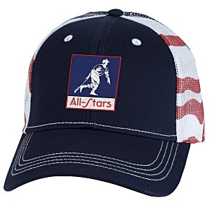Flag Mesh Back Trucker Cap Main Image
