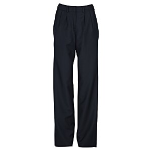Washable Blend Pleated Front Pants - Ladies' Main Image