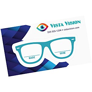 Repositionable Appointment Card Sticker - Glasses Main Image