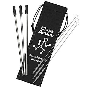 Stainless Steel Straw Set - 3-pack - 24 hr Main Image