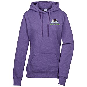 Fashion Pullover Hooded Sweatshirt - Ladies' - Embroidered Main Image