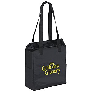 Coated 9 oz. Cotton Grocery Tote Main Image