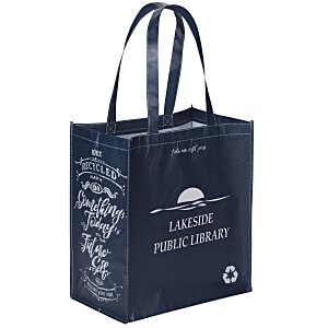 Expressions Grocery Tote - Navy - 24 hr Main Image