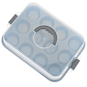 PrimeChef Simple Treats Muffin Pan with Cover - 12 Cup Main Image