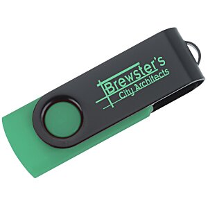 Swivel USB-C Drive - Black - 8GB - 24 hr Main Image