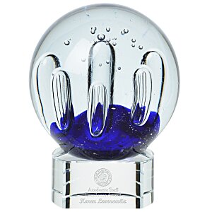 Serendipity Art Glass Award - Clear Base Main Image