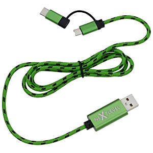 Scout 3' Fabric Duo Charging Cable Main Image